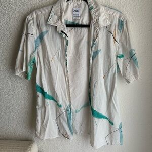 Zara Abstract Print Shirt